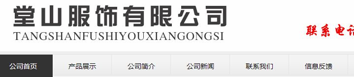 杭州堂山服饰SEO优化分析方案(图2) 杭州堂山服饰导航优化